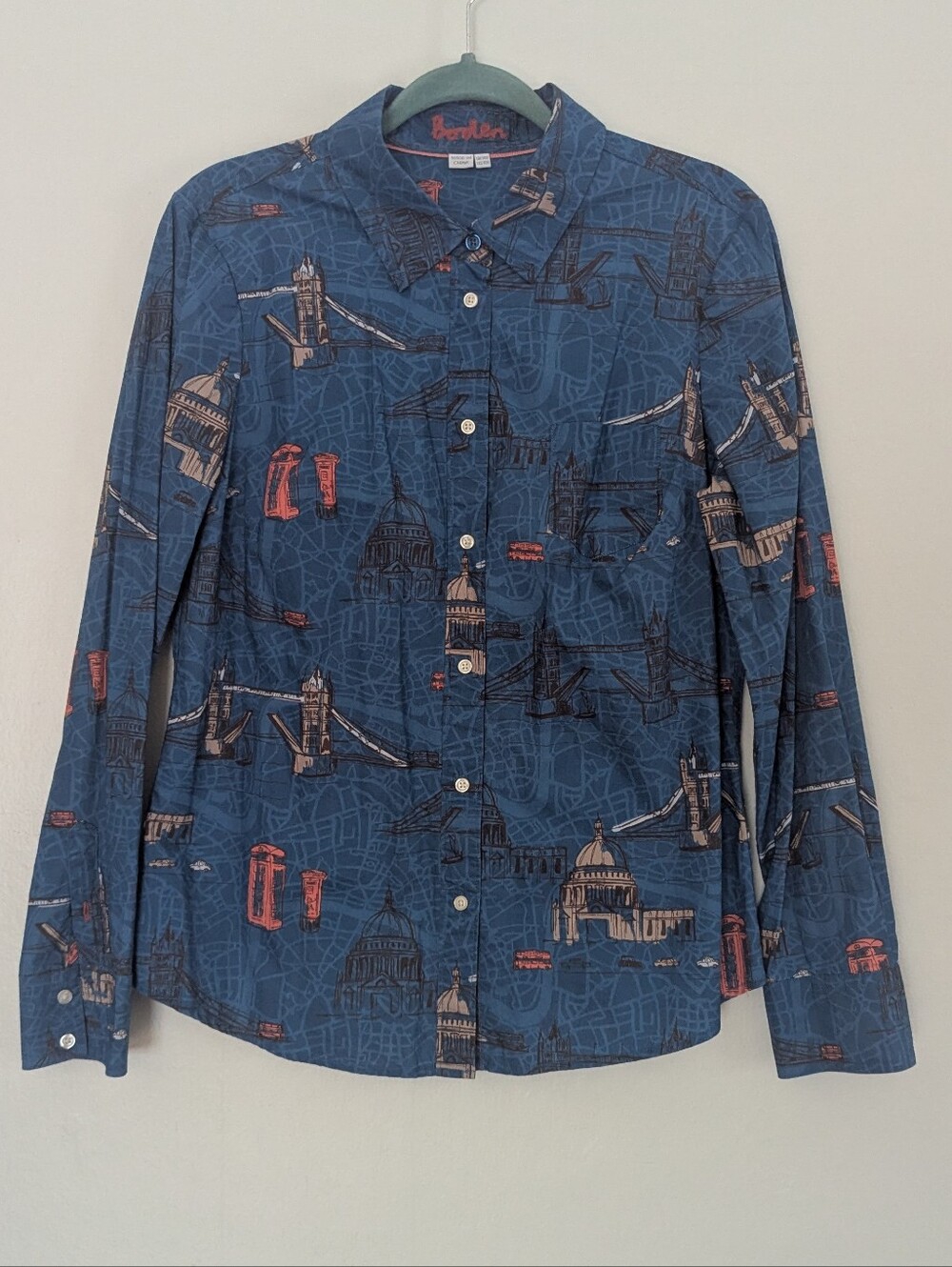 Boden London Cityscape Shirt